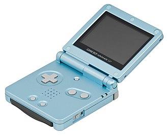 Pearl Blue GameBoy Advance SP [AGS-101] - GameBoy Advance | Galactic Gamez