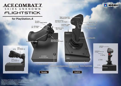 HORI Ace Combat 7 Hotas Flight Stick - Playstation 4 | Galactic Gamez