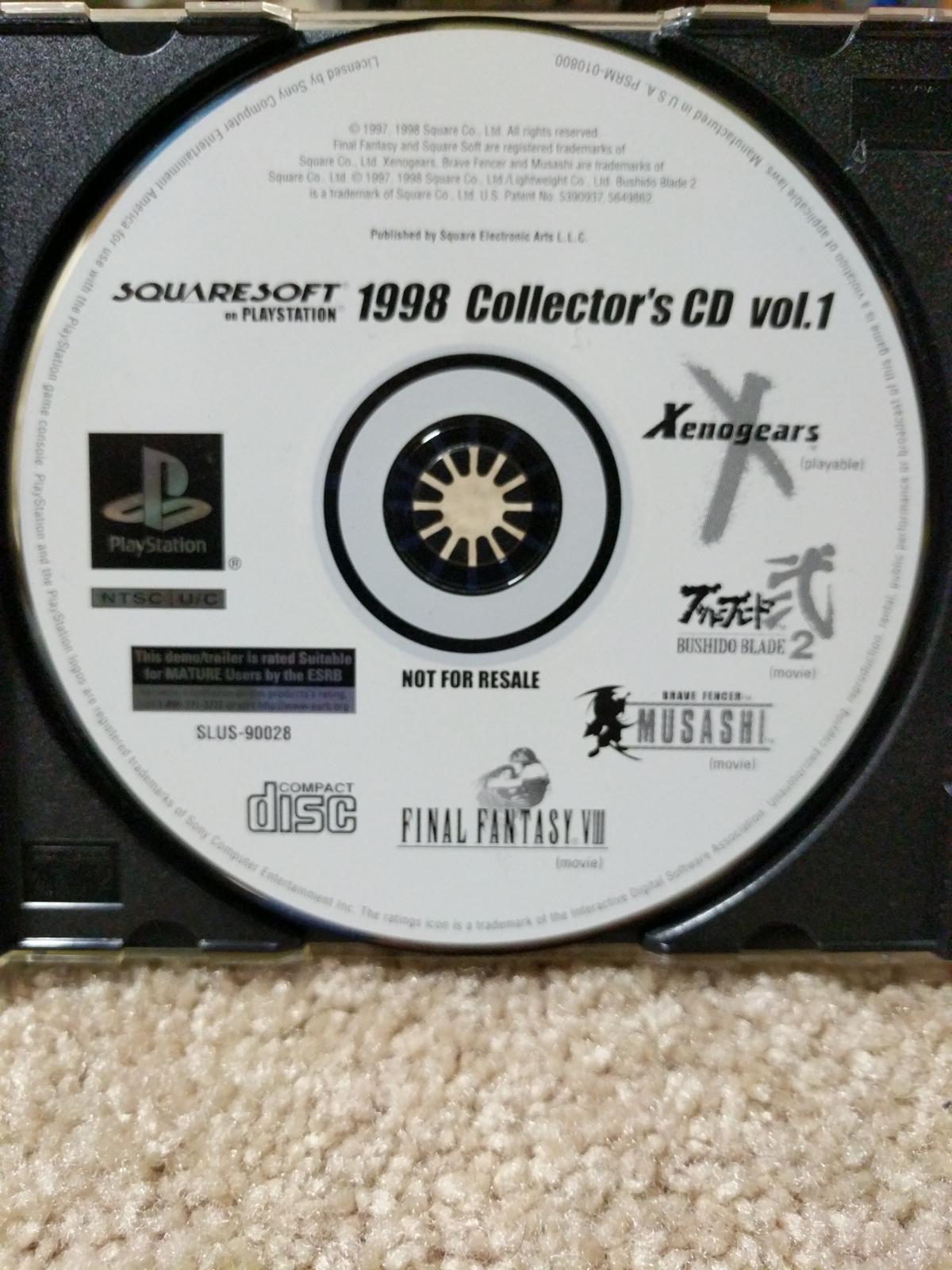 Squaresoft on Playstation 1998 Collector's CD Vol. 1 - Playstation | Galactic Gamez