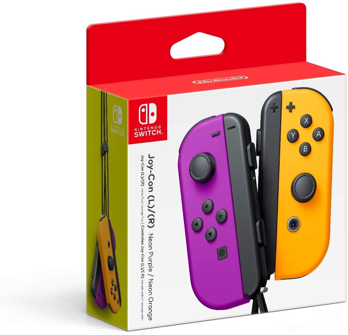 Joy-Con Neon Purple & Neon Orange - Nintendo Switch | Galactic Gamez