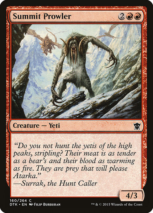 Summit Prowler [Dragons of Tarkir] | Galactic Gamez