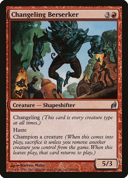 Changeling Berserker [Lorwyn] | Galactic Gamez