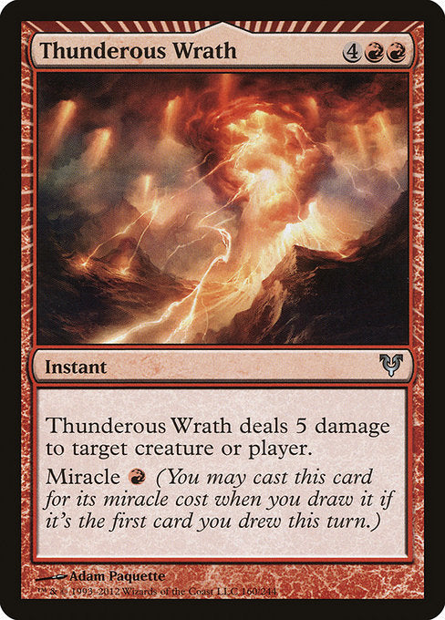 Thunderous Wrath [Avacyn Restored] | Galactic Gamez