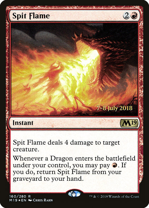 Spit Flame [Core Set 2019 Promos] | Galactic Gamez