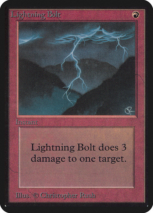 Lightning Bolt [Limited Edition Alpha] | Galactic Gamez