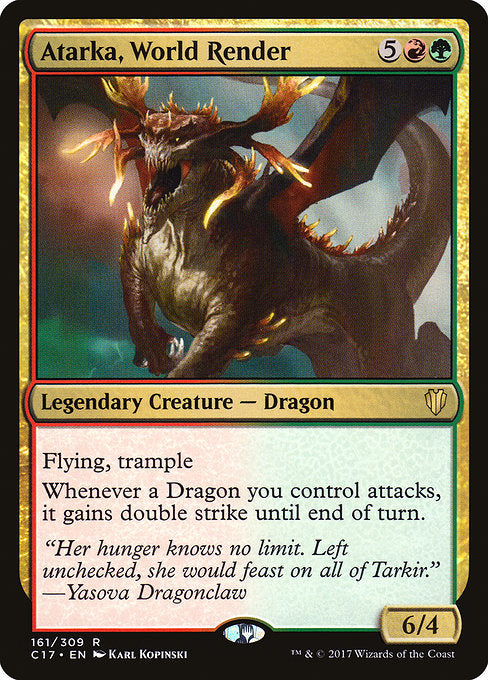 Atarka, World Render [Commander 2017] | Galactic Gamez