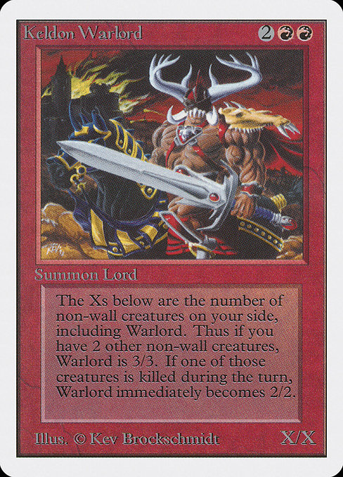 Keldon Warlord [Unlimited Edition] | Galactic Gamez