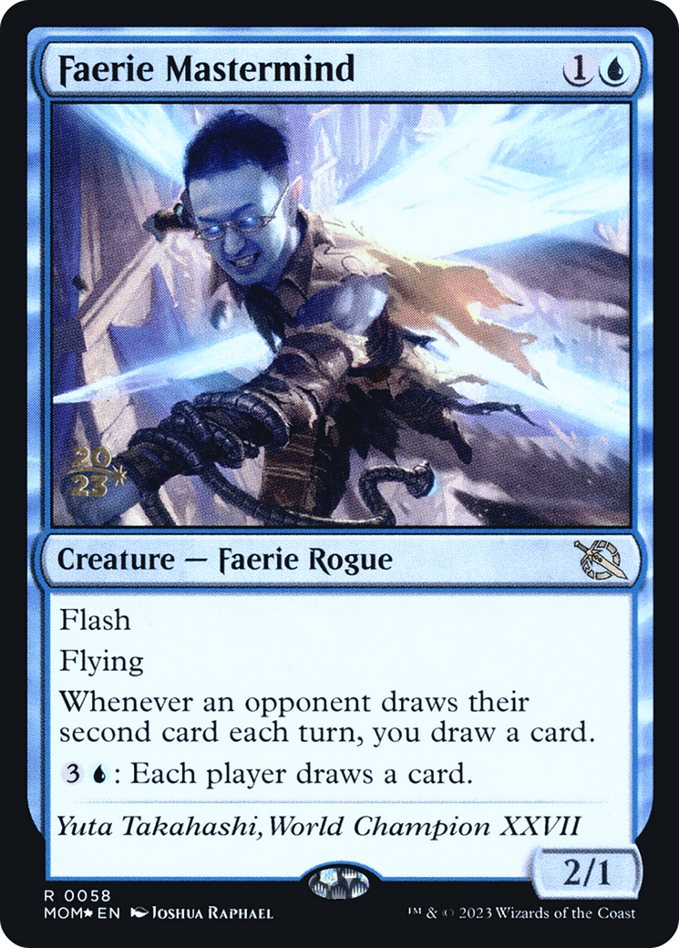 Faerie Mastermind [March of the Machine Prerelease Promos] | Galactic Gamez