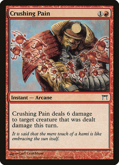 Crushing Pain [Champions of Kamigawa] | Galactic Gamez