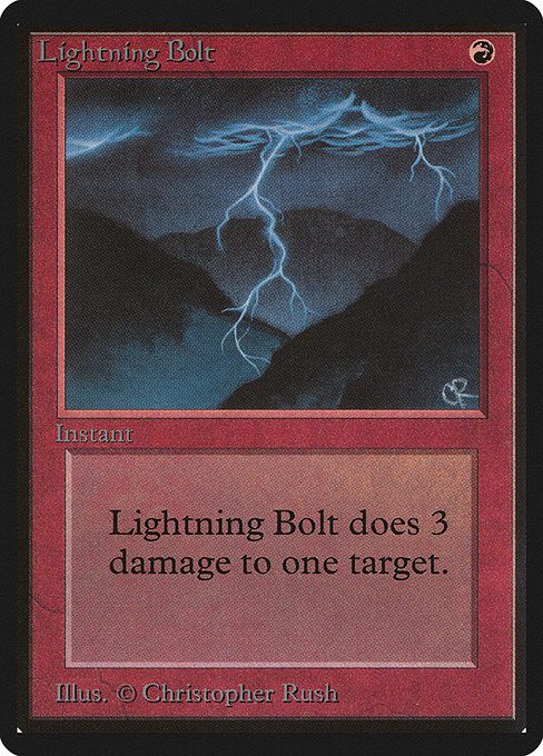 Lightning Bolt [Limited Edition Beta] | Galactic Gamez