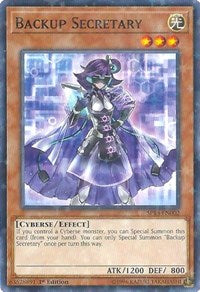 Backup Secretary (Starfoil) [SP18-EN002] Starfoil Rare | Galactic Gamez