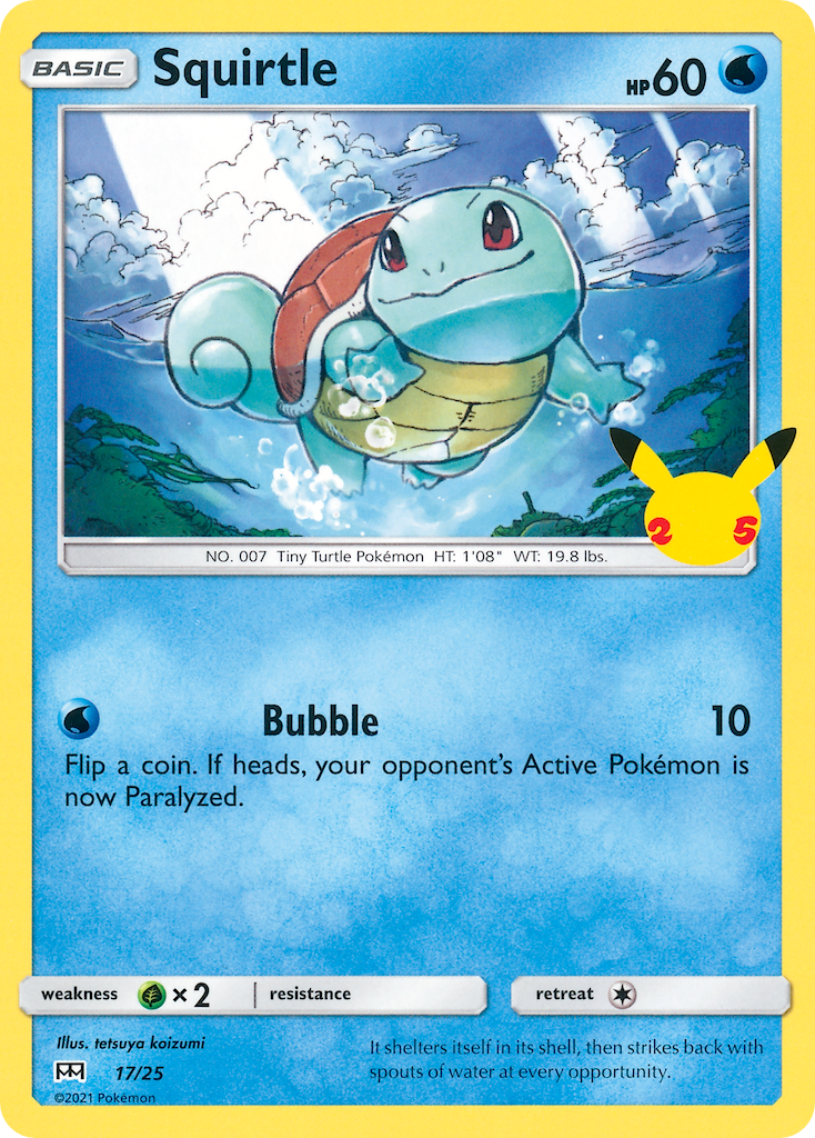 Squirtle (17/25) [McDonald's 25th Anniversary] | Galactic Gamez