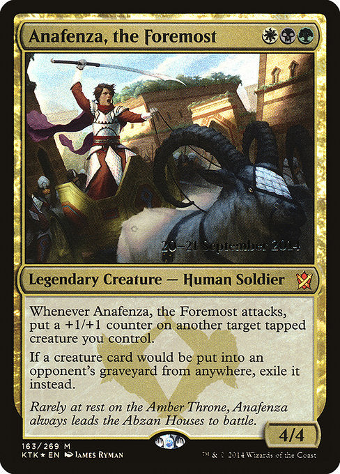 Anafenza, the Foremost [Khans of Tarkir Promos] | Galactic Gamez