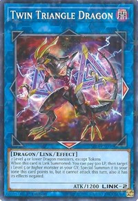 Twin Triangle Dragon (Starfoil) [SP18-EN036] Starfoil Rare | Galactic Gamez