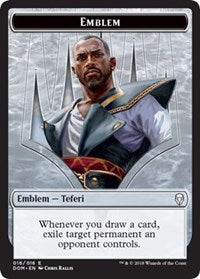 Emblem - Teferi, Hero of Dominaria [Dominaria] | Galactic Gamez