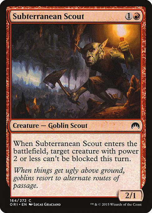 Subterranean Scout [Magic Origins] | Galactic Gamez