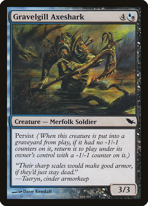 Gravelgill Axeshark [Shadowmoor] | Galactic Gamez
