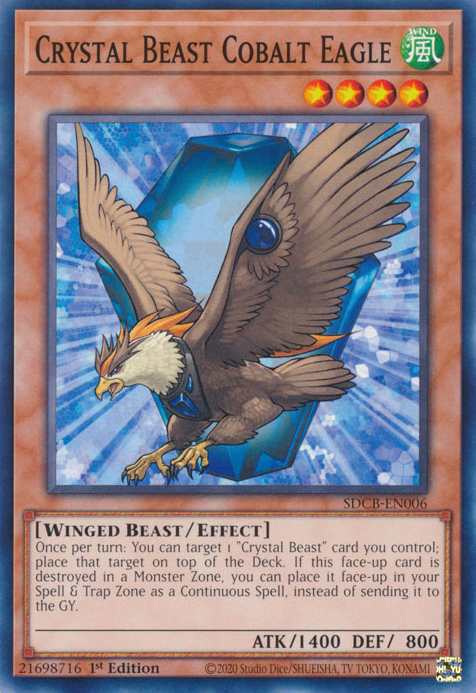 Crystal Beast Cobalt Eagle [SDCB-EN006] Common | Galactic Gamez
