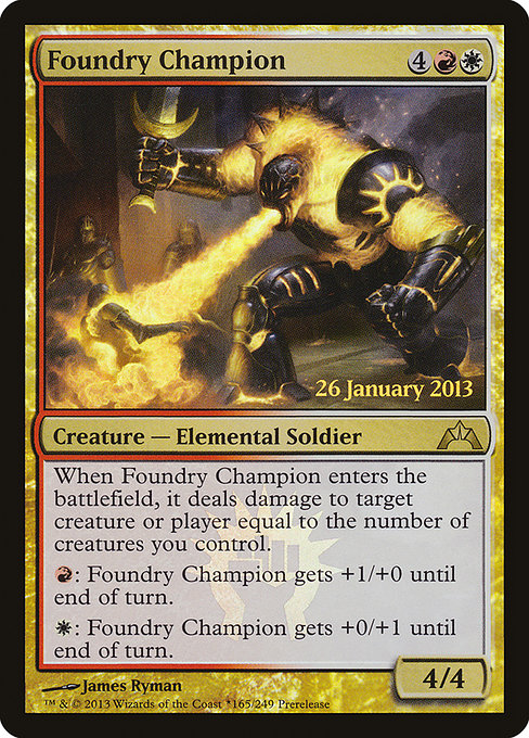 Foundry Champion [Gatecrash Promos] | Galactic Gamez