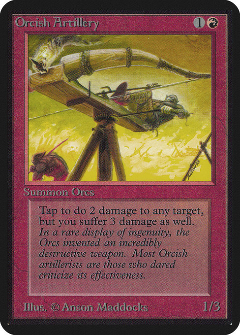 Orcish Artillery [Limited Edition Alpha] | Galactic Gamez