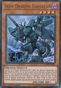 Iron Dragon Tiamaton [FLOD-EN032] Ultra Rare | Galactic Gamez