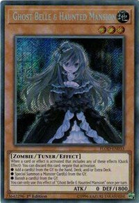 Ghost Belle & Haunted Mansion [FLOD-EN033] Secret Rare | Galactic Gamez