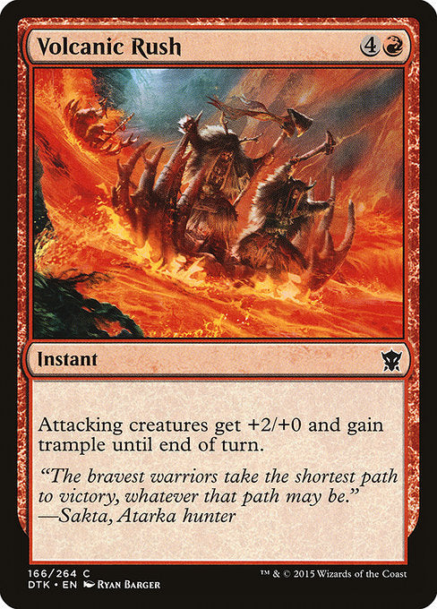 Volcanic Rush [Dragons of Tarkir] | Galactic Gamez