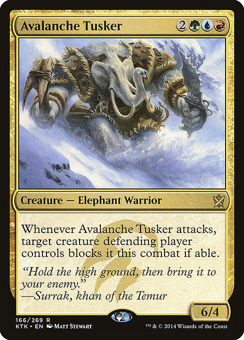 Avalanche Tusker [Khans of Tarkir] | Galactic Gamez