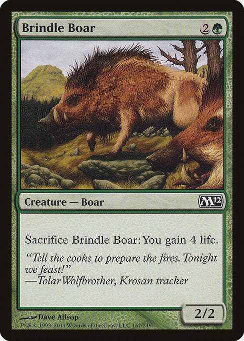 Brindle Boar [Magic 2012] | Galactic Gamez