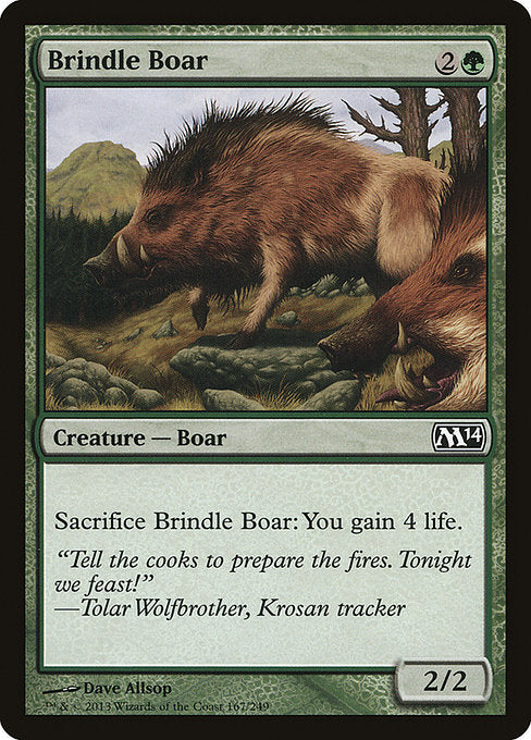 Brindle Boar [Magic 2014] | Galactic Gamez