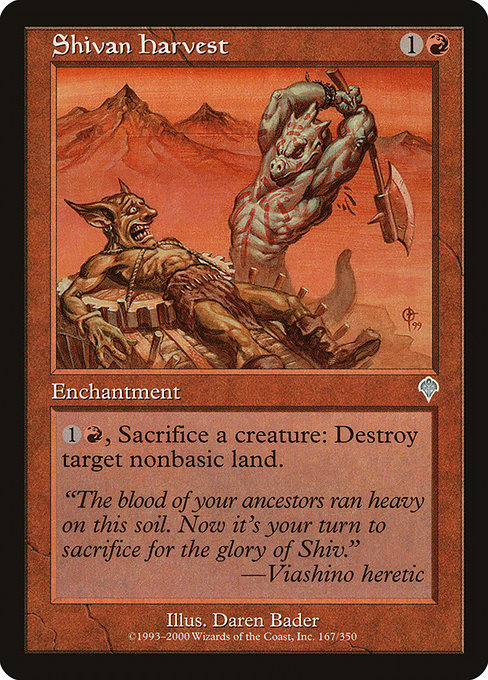 Shivan Harvest [Invasion] | Galactic Gamez