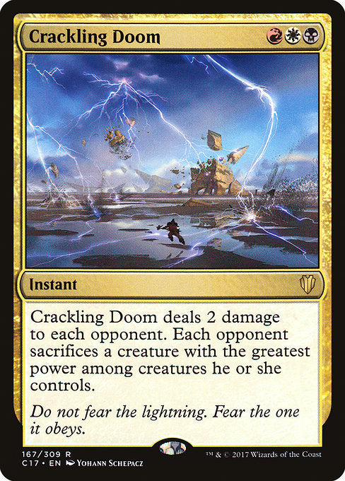 Crackling Doom [Commander 2017] | Galactic Gamez