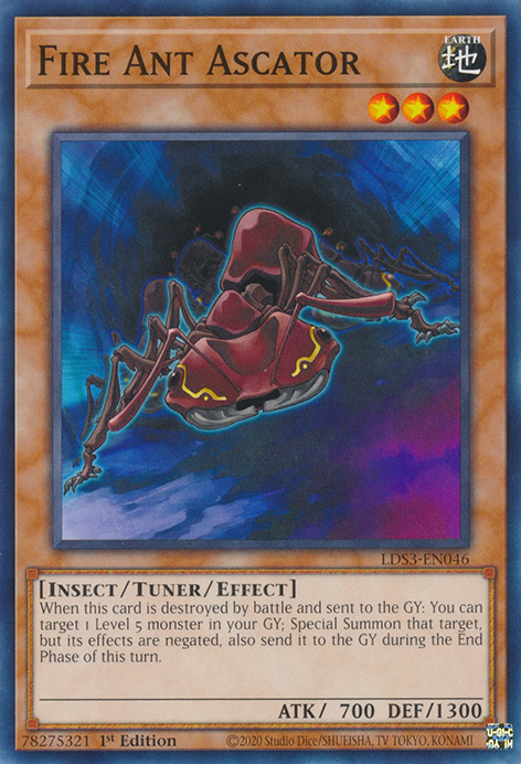 Fire Ant Ascator [LDS3-EN046] Common | Galactic Gamez