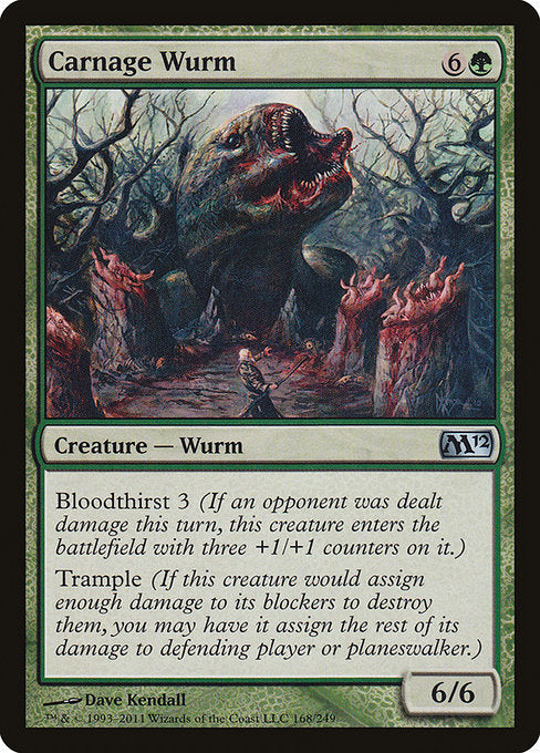 Carnage Wurm [Magic 2012] | Galactic Gamez