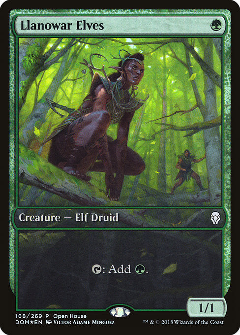 Llanowar Elves [Dominaria Promos] | Galactic Gamez