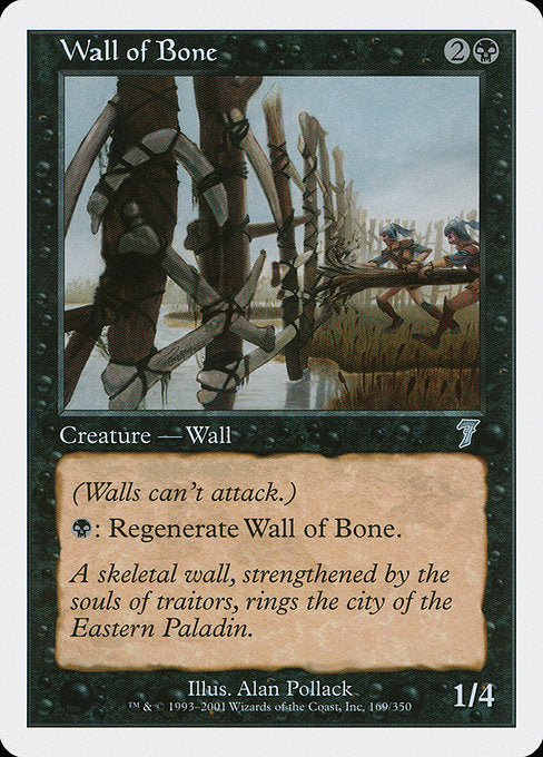 Wall of Bone [Seventh Edition] | Galactic Gamez