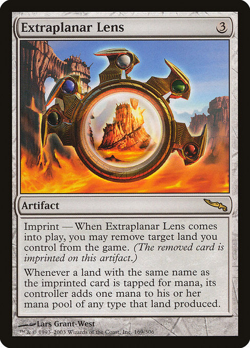 Extraplanar Lens [Mirrodin] | Galactic Gamez