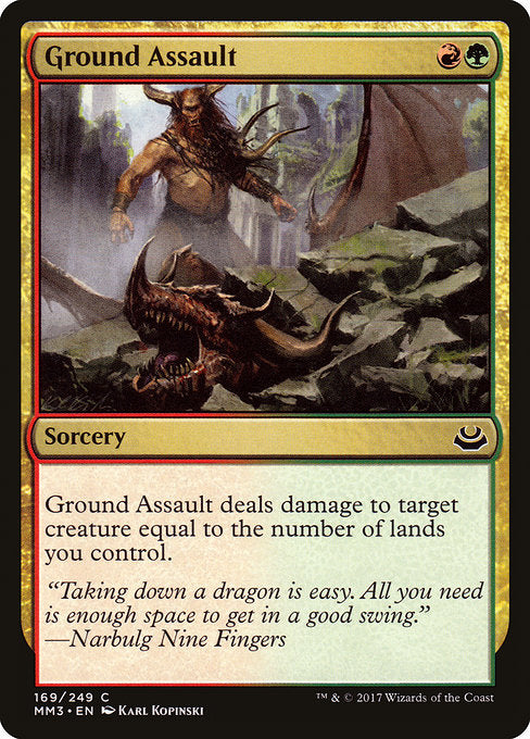 Ground Assault [Modern Masters 2017] | Galactic Gamez