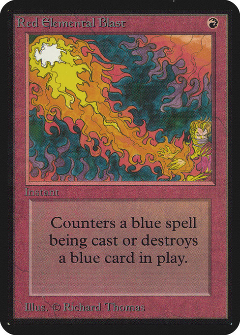 Red Elemental Blast [Limited Edition Alpha] | Galactic Gamez