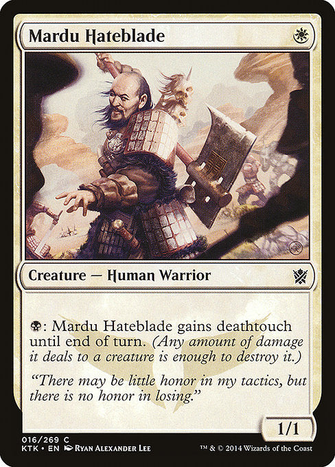 Mardu Hateblade [Khans of Tarkir] | Galactic Gamez