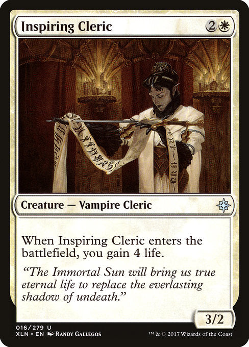 Inspiring Cleric [Ixalan] | Galactic Gamez