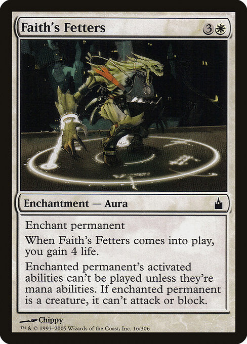 Faith's Fetters [Ravnica: City of Guilds] | Galactic Gamez