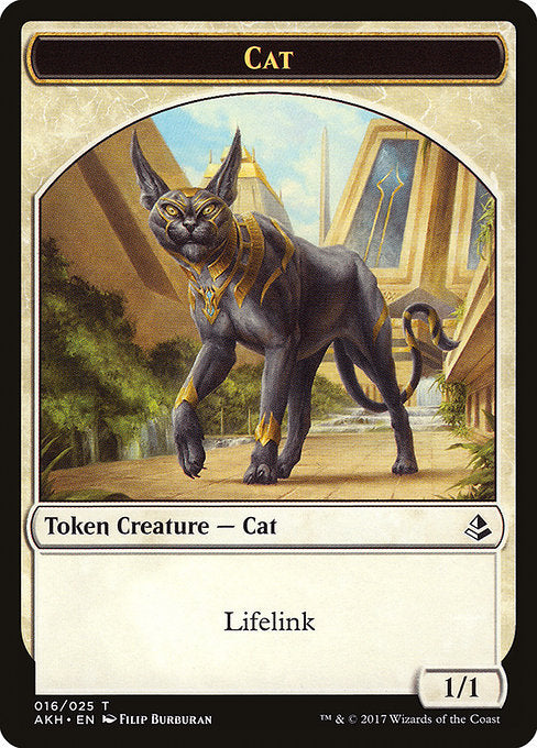 Cat Token [Amonkhet Tokens] | Galactic Gamez