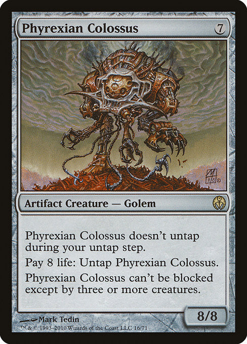 Phyrexian Colossus [Duel Decks: Phyrexia vs. the Coalition] | Galactic Gamez
