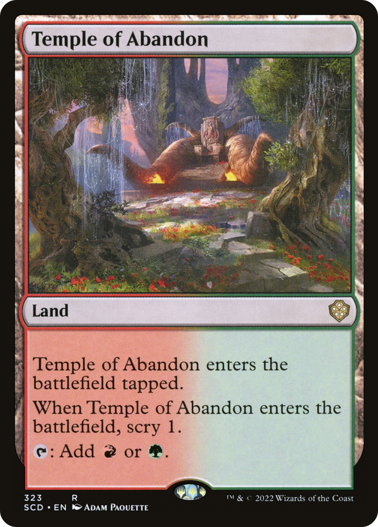 Temple of Abandon [Starter Commander Decks] | Galactic Gamez