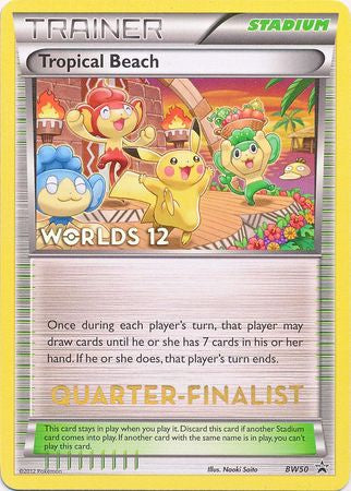 Tropical Beach (BW50) (Quarter Finalist) [Black & White: Black Star Promos] | Galactic Gamez