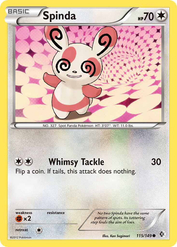 Spinda (115/149) [Black & White: Boundaries Crossed] | Galactic Gamez