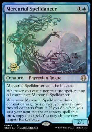 Mercurial Spelldancer [Phyrexia: All Will Be One Prerelease Promos] | Galactic Gamez