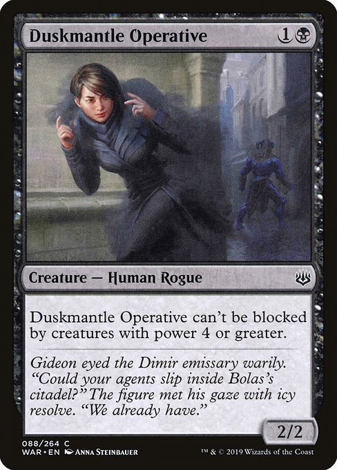 Duskmantle Operative [War of the Spark] | Galactic Gamez