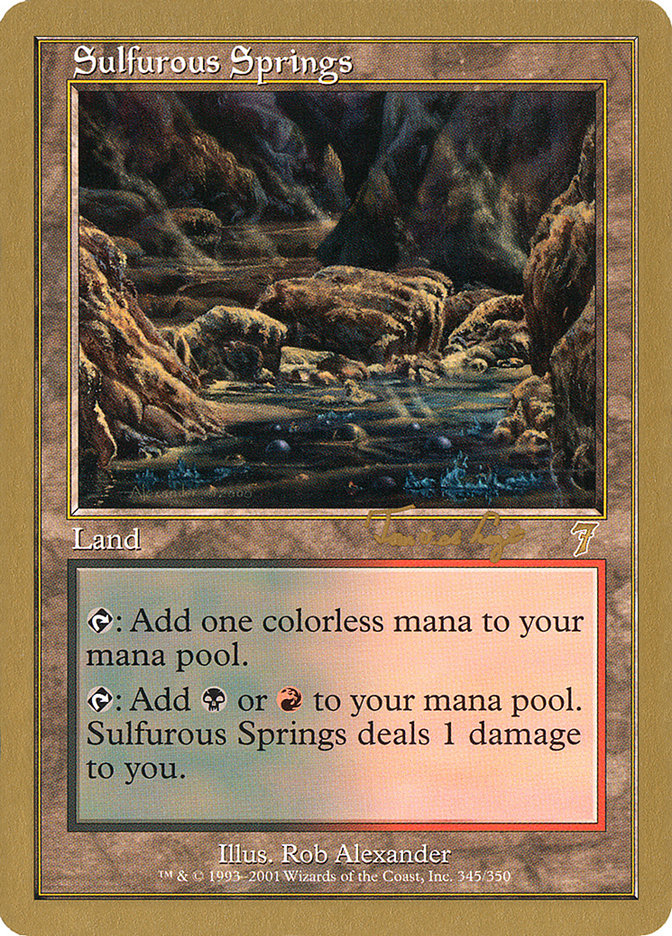 Sulfurous Springs (Tom van de Logt) [World Championship Decks 2001] | Galactic Gamez